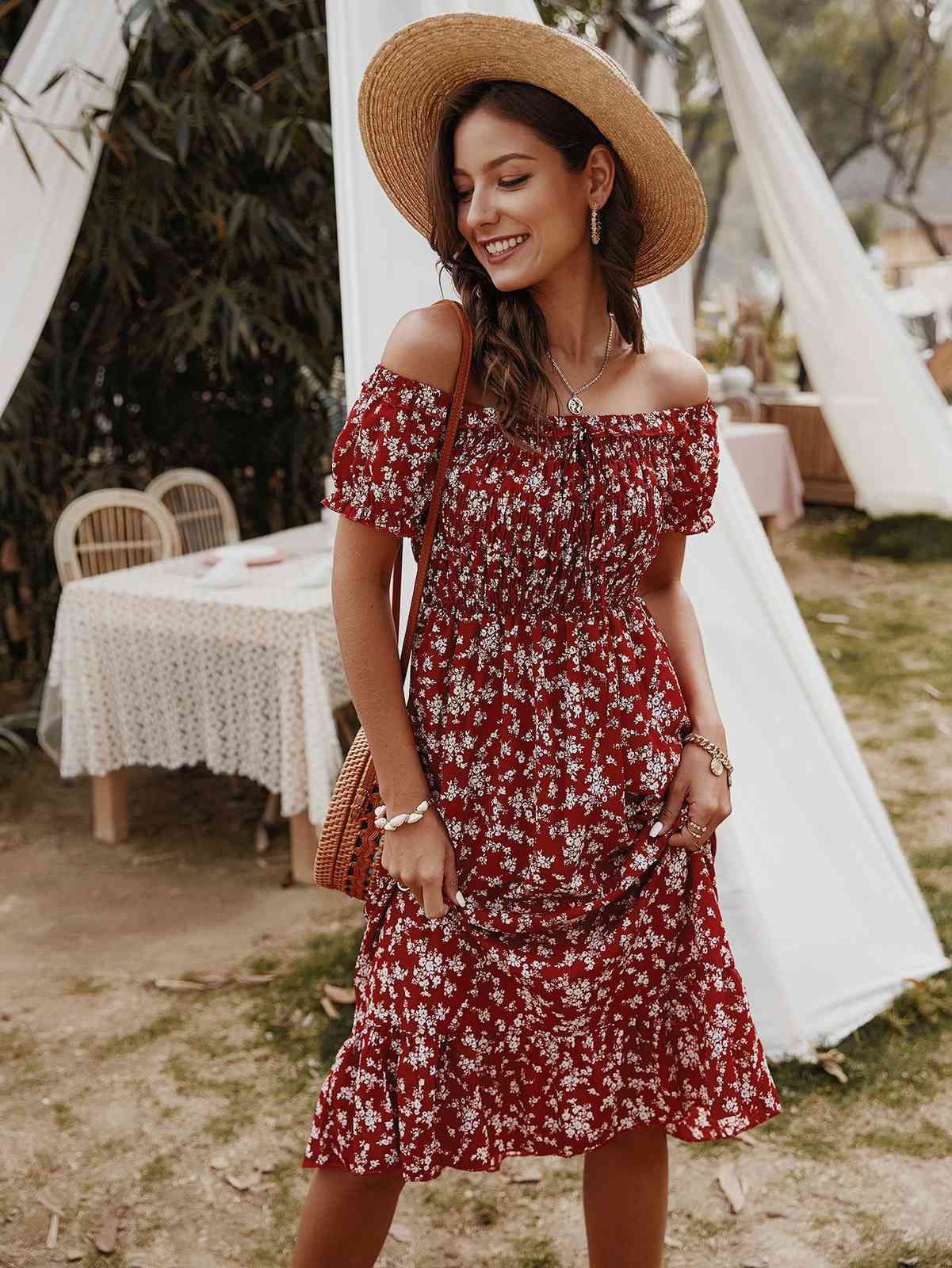 Vestido largo de moda elegante suelta Bohe Bohe Bohe Bust elástico Busto plisado Vestidos largos Playos Vestido de playa de verano 210524 Vestido largo de moda elegante suelta Bohe Bohe Bohe Bust elástico Busto plisado Vestidos largos Playos Vestido de playa de verano 210524