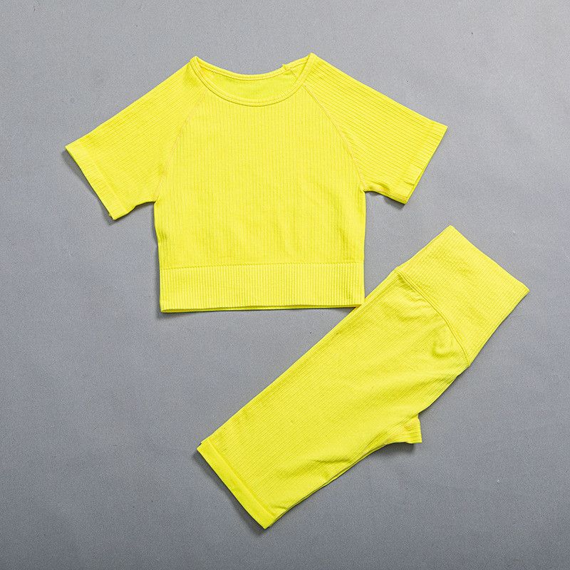 Shirtshorty yellow.