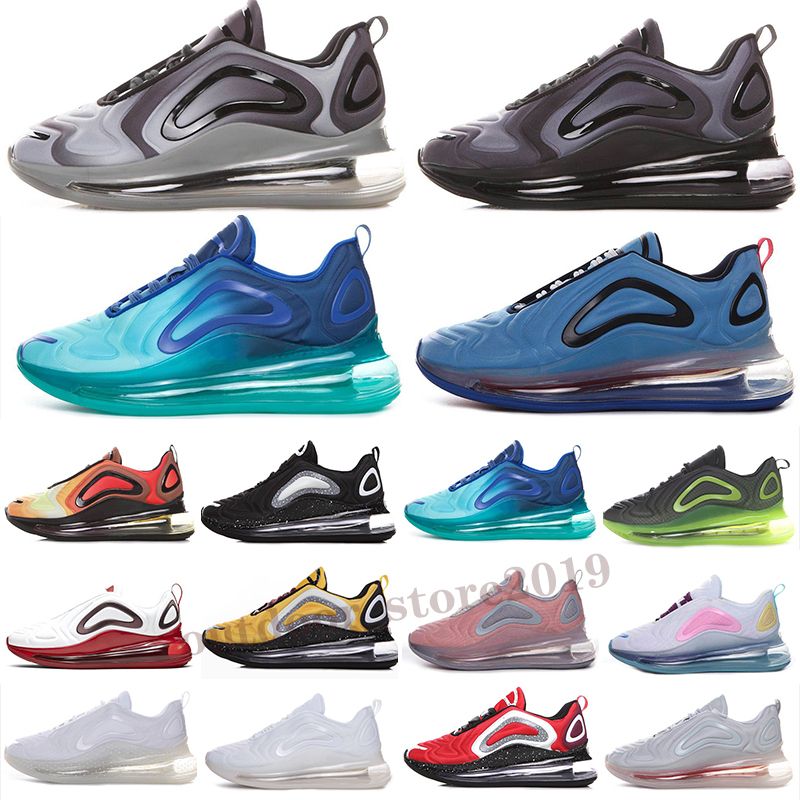 Nike 720 Zapatillas de deporte 72c zapatos neón rayas espíritu color azulejo color