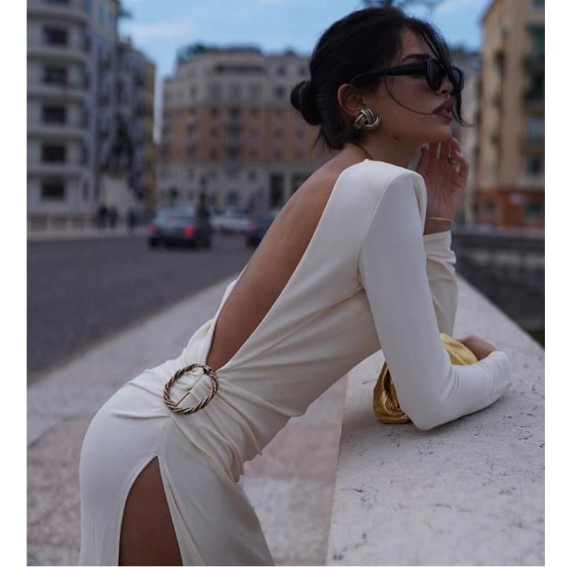 Casual Dresses Women Winter Sexy Long 