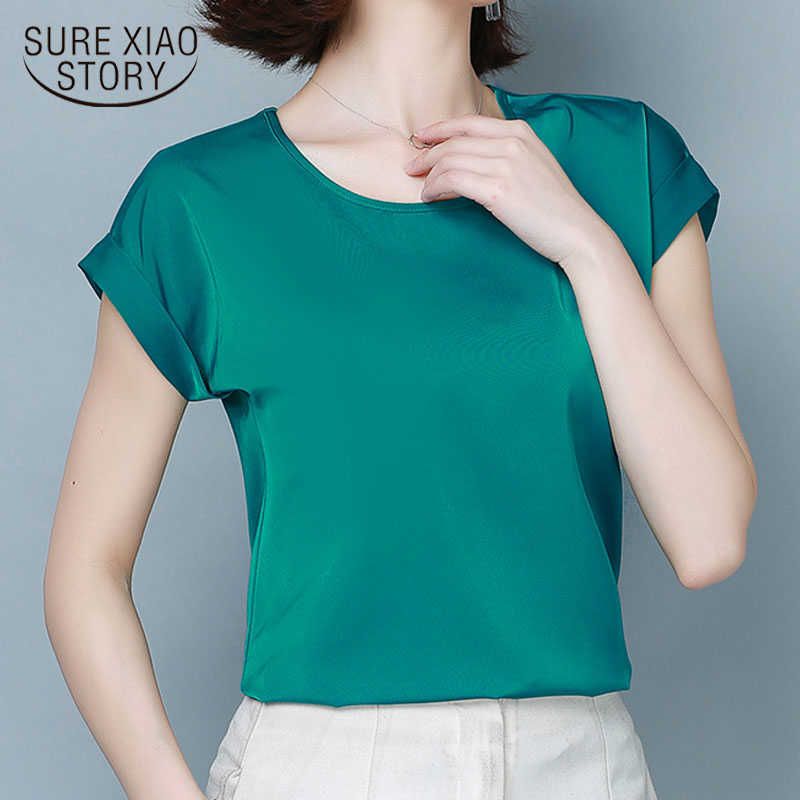 Compra Mujer Blusa Moda Moda Sexy Casual Seda Camisas Mujeres Sólido Satén  Blusa Camisa Tops Fiesta Chicas Blusas Femininas 9498 210528 Barato |  Entrega Rápida Y Calidad | Es.Dhgate
