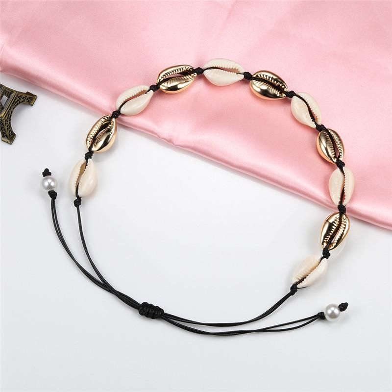 BOHO Beach Natural Sea Shell Pendant Chain Choker Necklace Fashion Jewelry Gift