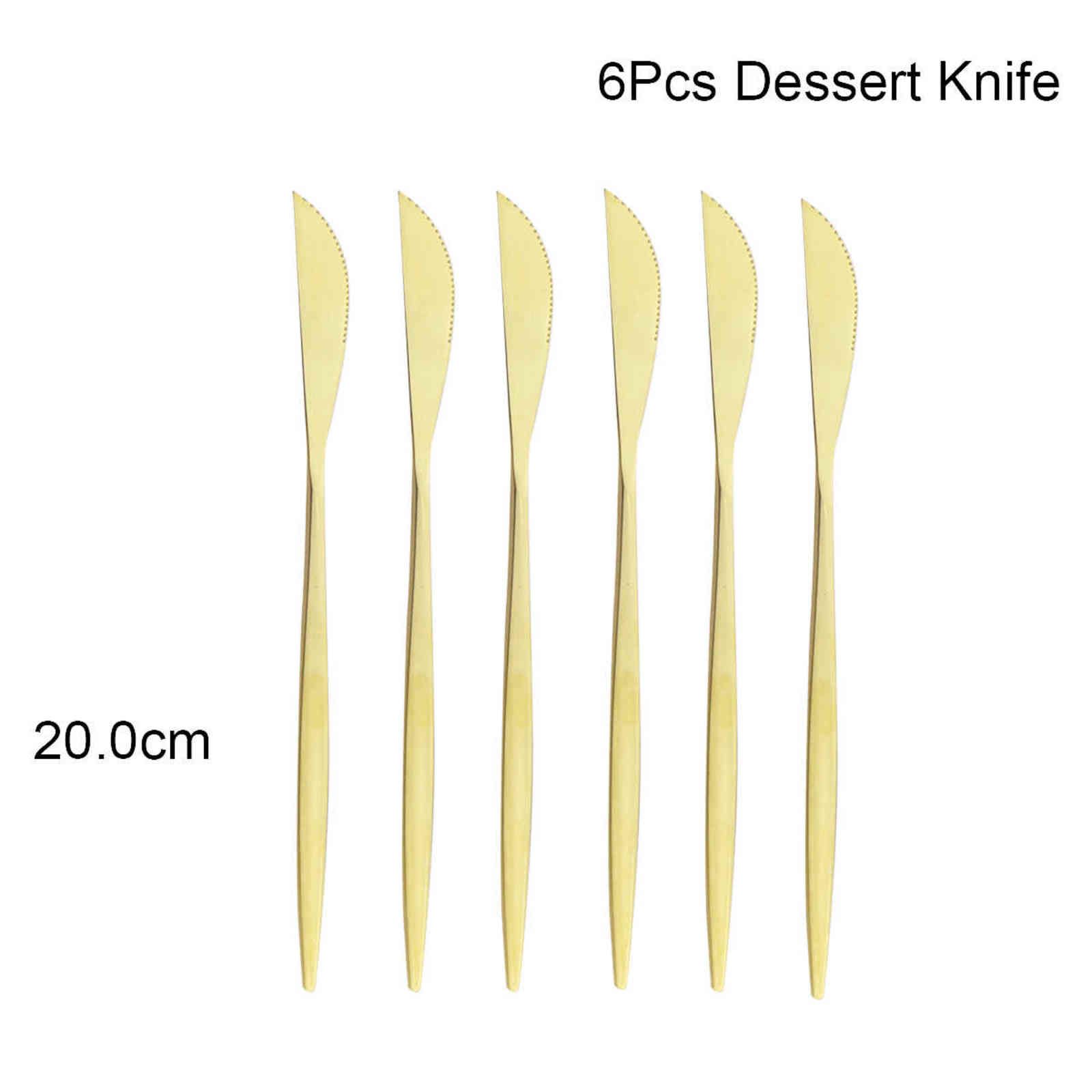 Gold Dessert Knife