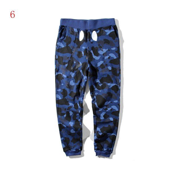 # 6 blauwe camouflage