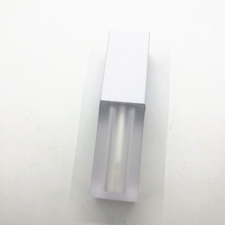 tubo esmerilado de tapa blanca