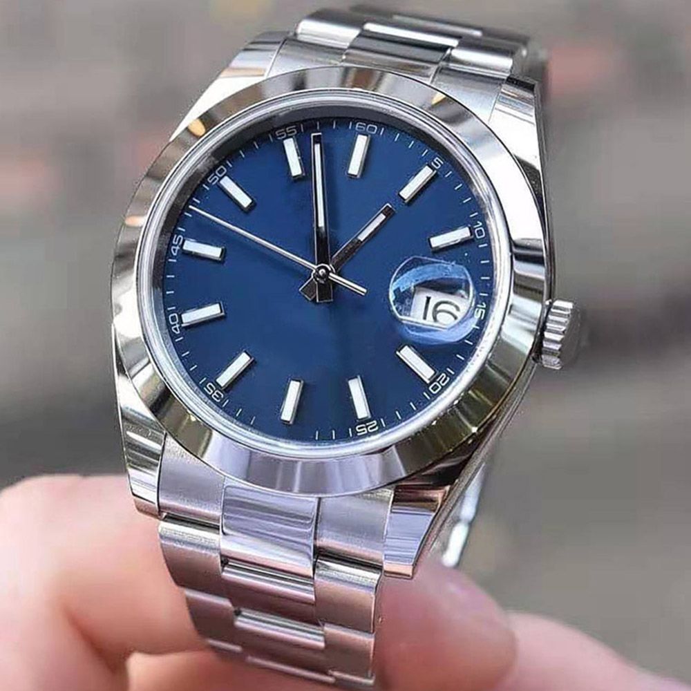 Men Watch Sapphire Gray Baton Datejust 