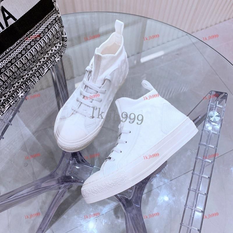 2021 Dior Kinderschoenen Hoge Kwaliteit Geborduurd Canvas All Match Flat  Soled Casual Letter High Elastic Gebreide Design Dames High T VEC Van  Luxurybrandlogo1, 59,09 € |DHgate