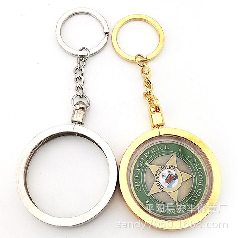 Moneda conmemorativa de la moneda de Moneda virtual llave de metal llaveros llavero y oro Moneda conmemorativa de la moneda de Moneda virtual llave de metal llaveros llavero y oro