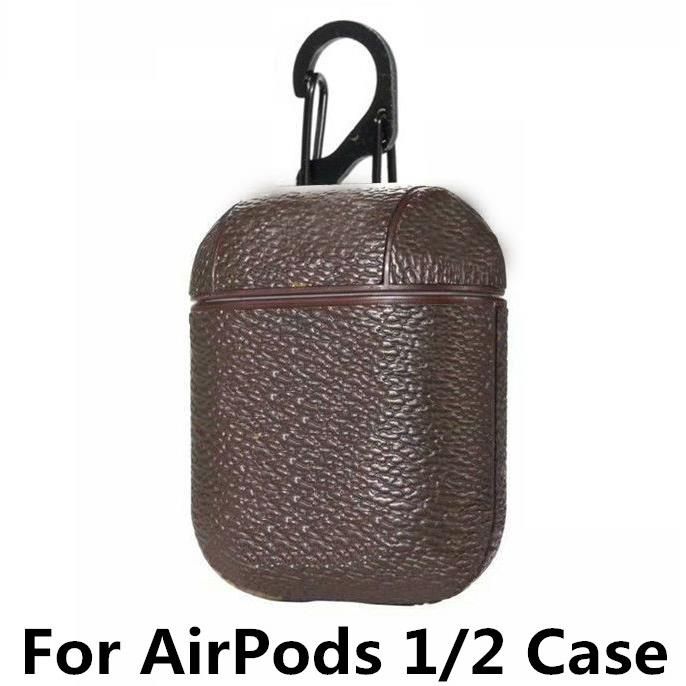 For AirPods 1/2 Case- Brown flowers L