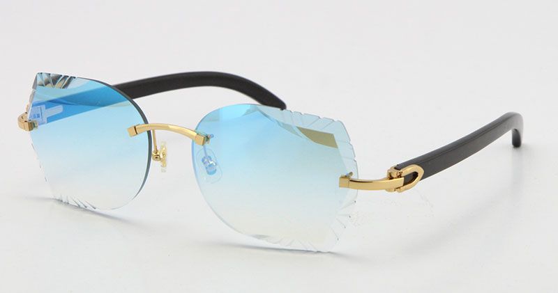 Gold Blue mirror Lens