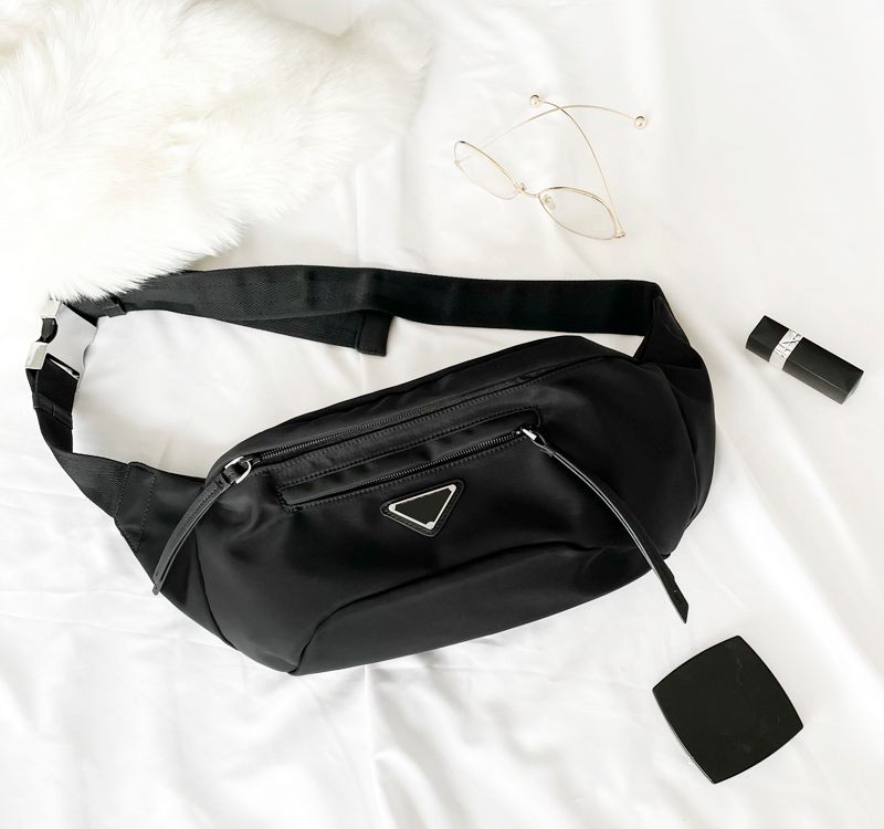 designer nylon fanny pack