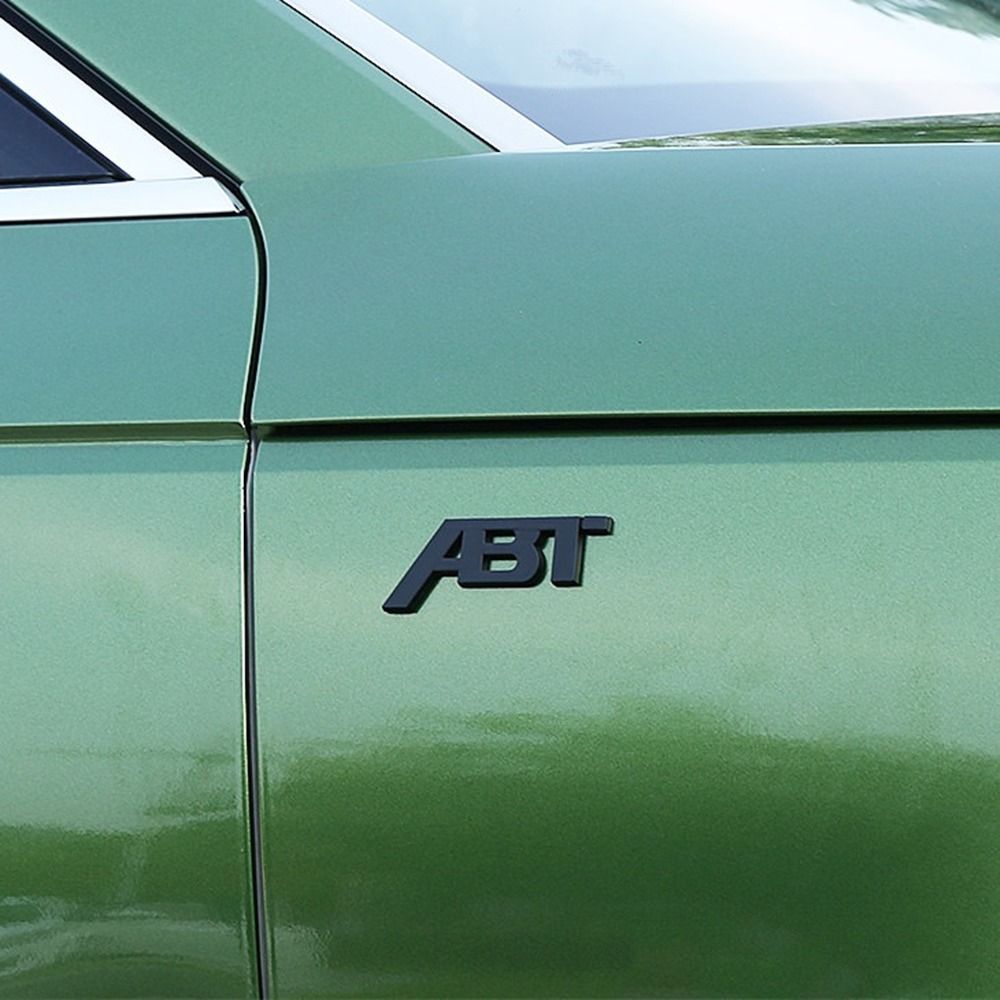 None/Brand Rejilla Insignia del Emblema del Coche ABT Etiqueta del Metal para el Logotipo de sintonización de la decoración de la Etiqueta del Coche para Volkswagen VW S8 A8,Negro,size1