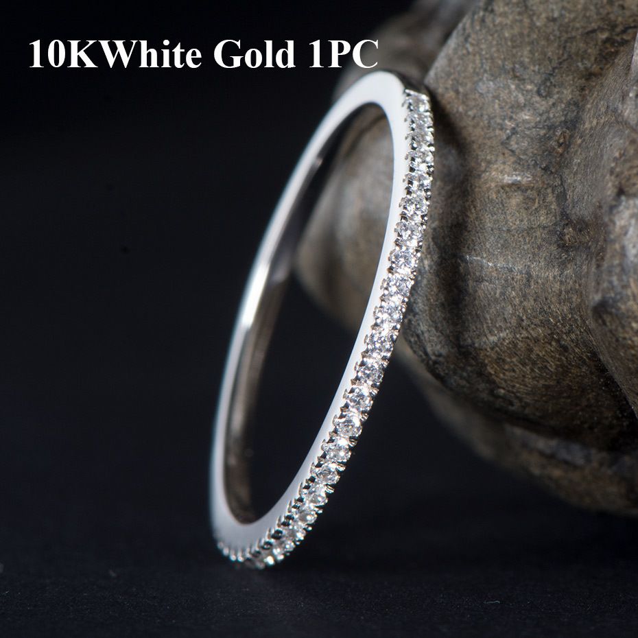 10 K-White Gold 1 PC