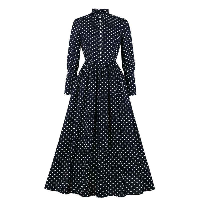 Casual Dresses 2021 Spring Black Retro 