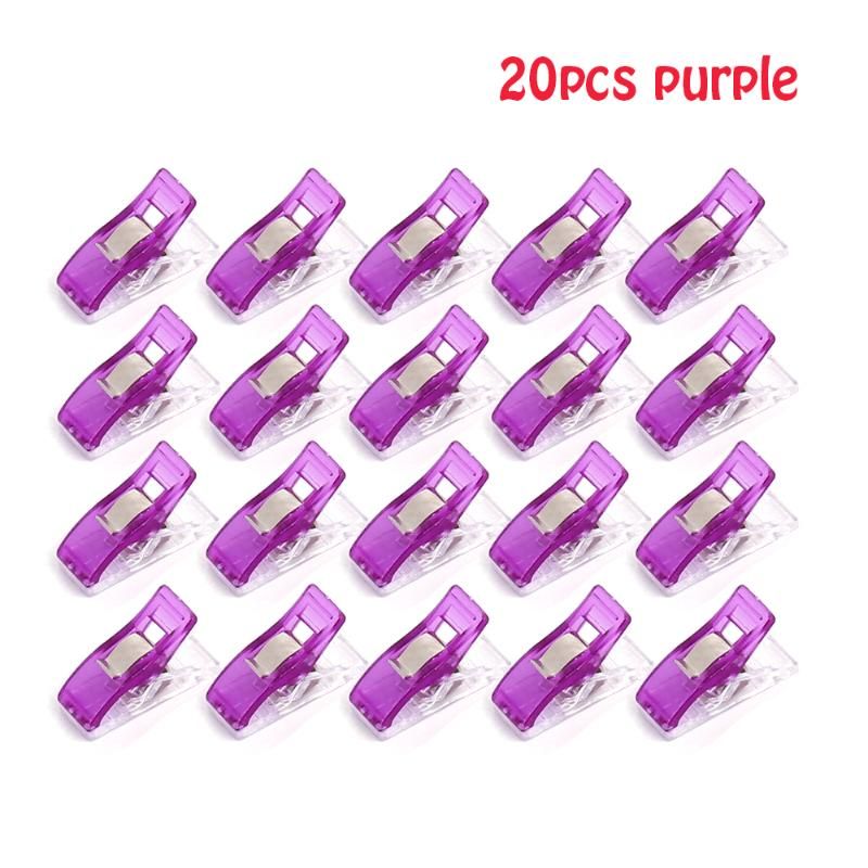 20pcs violet Chine