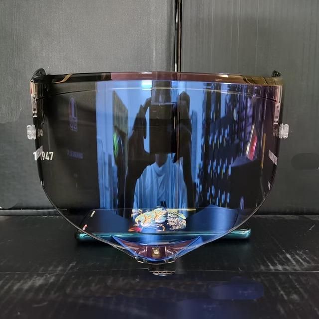 aurora blue visor