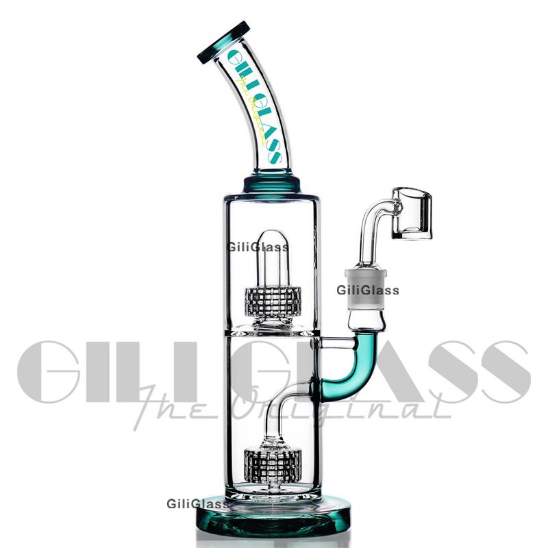 Gili-176 teal with quartz banger