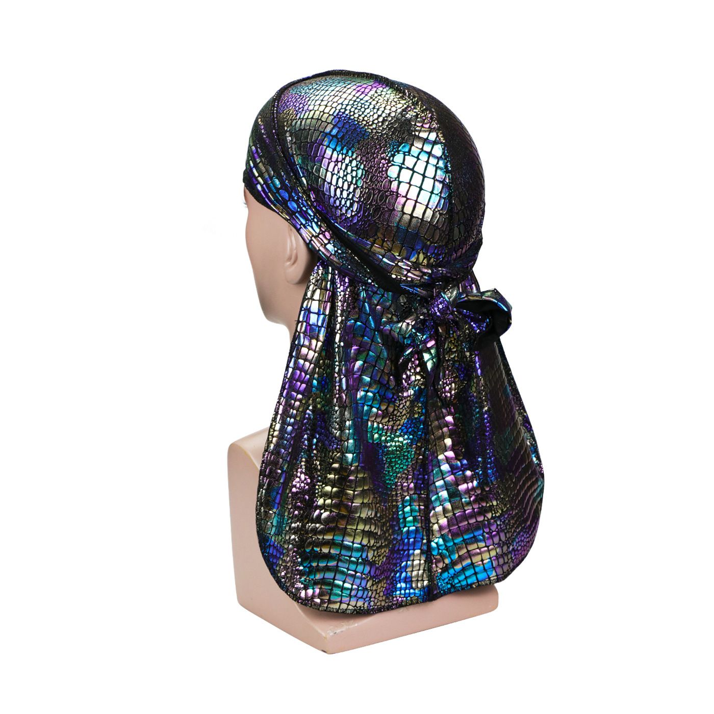 New Long Tailed Pirate Hat Python Print Baghead Hat Durag Designer Durags  And Bonnets Wholesale Cancer Headwear From Yan2004, $4.48 | DHgate.Com
