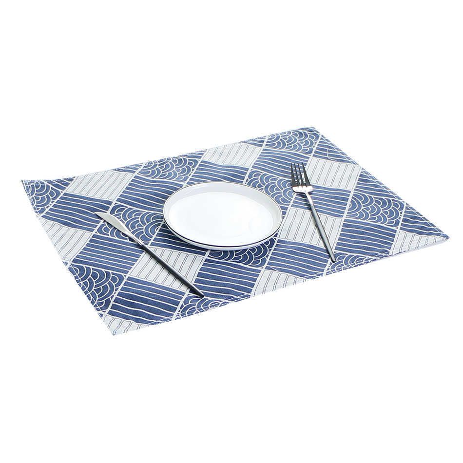 Tyg placemat B-1 PC-rektangulär