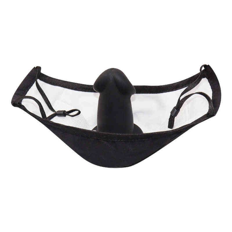 NXY Adult toys Silicone Gag In Mouth Bondage Equipment Bdsm/Funny Sex Toy For Couples/Women Sex/Erotic Mask Face Masks Adult Game 1130 NXY Adult toys Silicone Gag In Mouth Bondage Equipment Bdsm/Funny Sex Toy For Couples/Women Sex/Erotic Mask Face Masks Adult Game 1130
