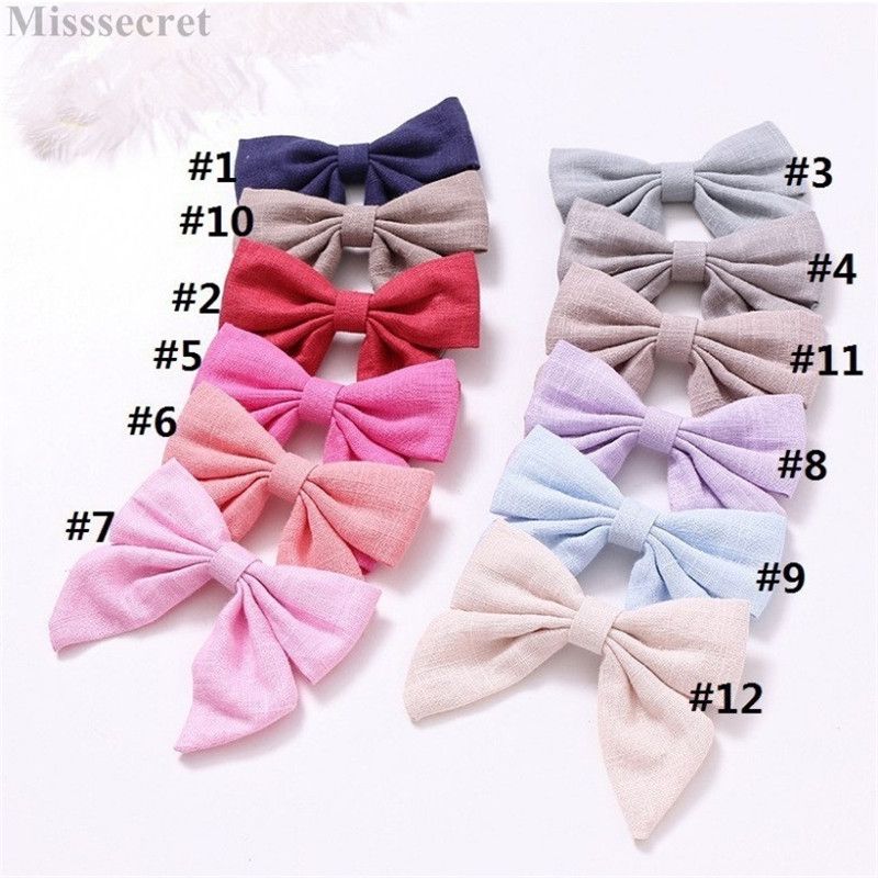 Europe America Girls Hairpin Headdress Children Hair Pins Cotton And ...