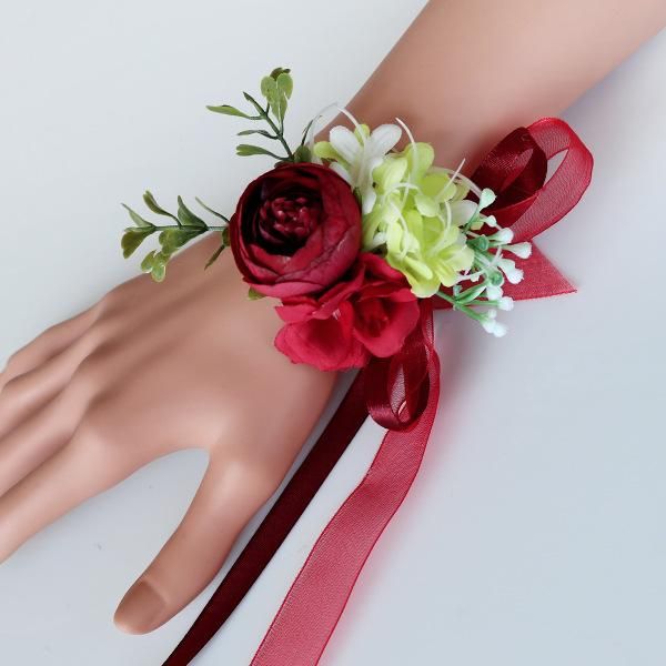 Red wrist flower