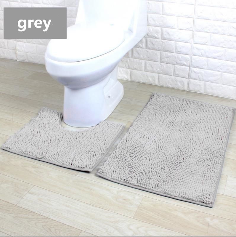 2PCS-Grey-50x80および50×50センチメートル