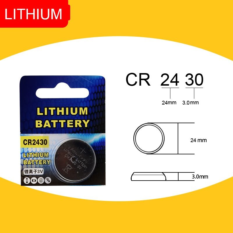 CR2430 Lithium 3-Volt Coin Cell 1 Battery 