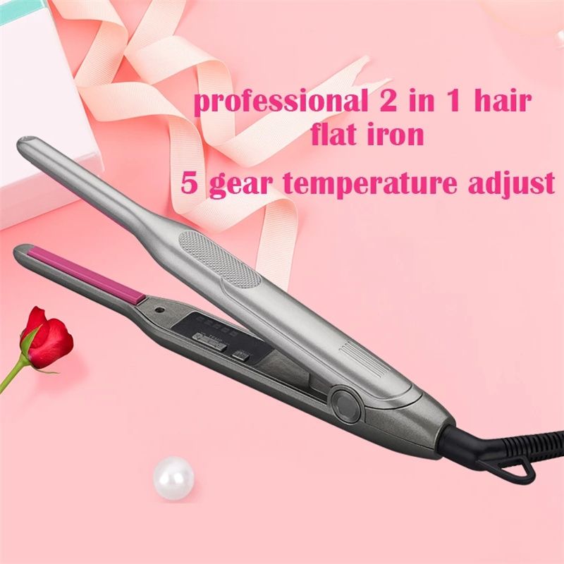 Compra Mini Plancha De Pelo Plancha Para Cabello Para Unisex Pelo Corto  Lápiz Rizador De Placa Más Delgada De Barba De Hierro Plano Barato |  Entrega Rápida Y Calidad | Es.Dhgate