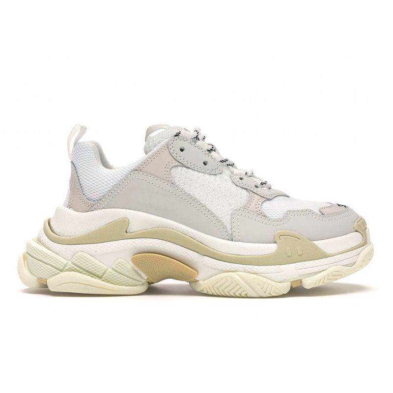 Balenciaga Triple s Clear sole White Beige
