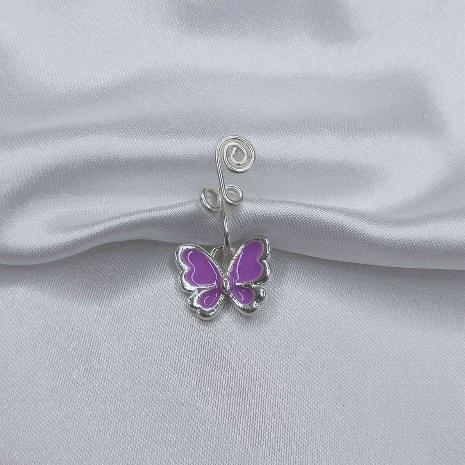 Butterfly-Silve Purple