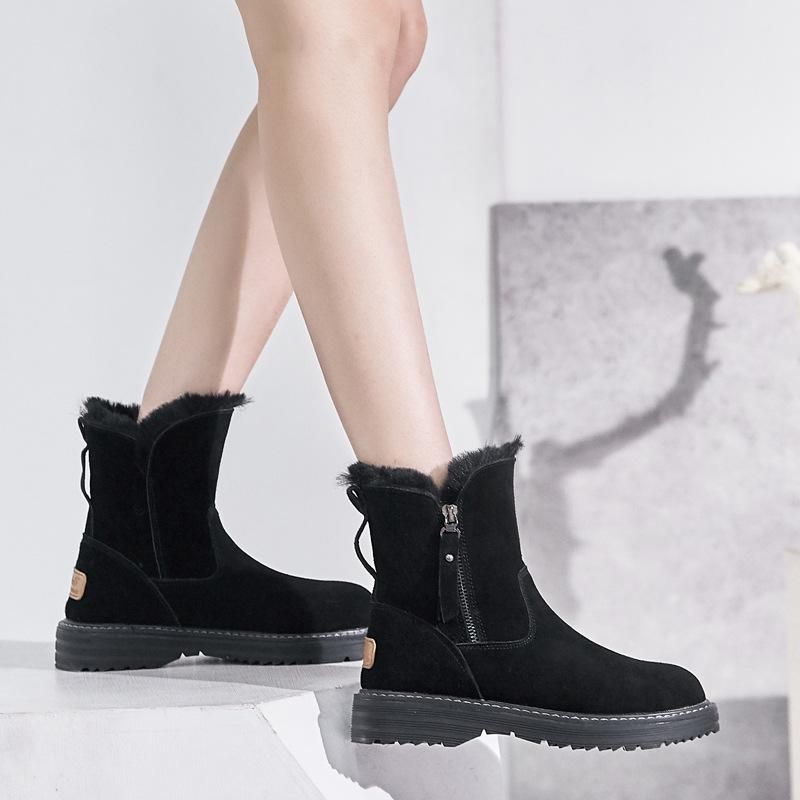 Medio oscuro tratar con Botas 2021 Zapatos de invierno Mujeres Snow Cálido Frío Mujer Tobillo Altura femenina Aumento de 4, Medio oscuro tratar con Botas 2021 Zapatos de invierno Mujeres Snow Cálido Frío Mujer Tobillo Altura femenina Aumento de 4,
