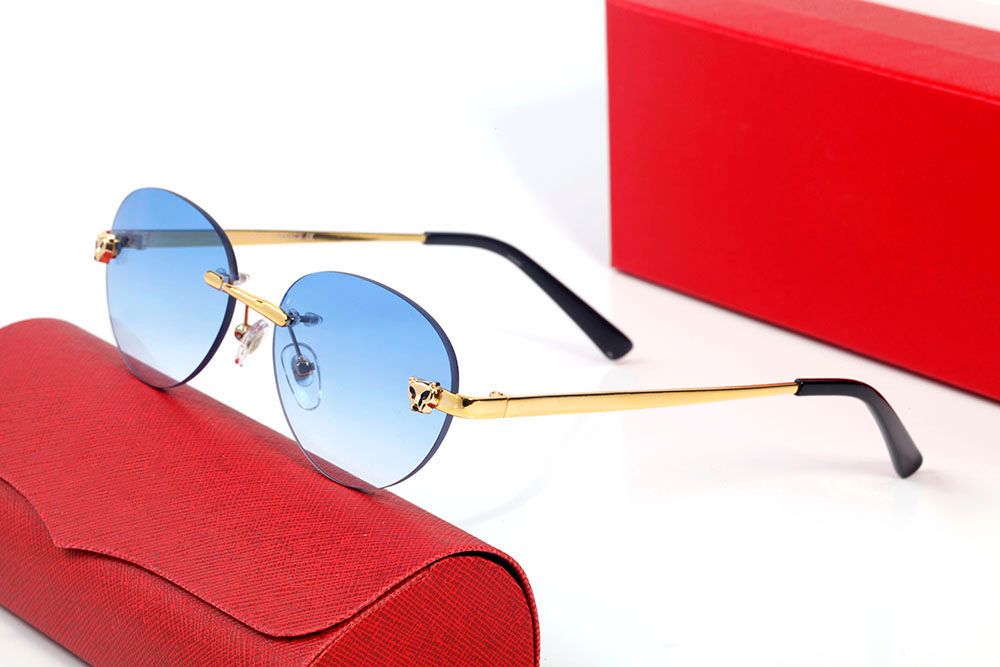Acquista 2021 Fashion Classic Leopard Head Occhiali Da Sole Occhiali Da Sole  Uomini E Donne Frameless Ovale Ovale Lenti Occhiali Occhiali Cornice Modern  Design Art Squisita Ghepardo Ghepardo Eyeglasses A 16,76 €