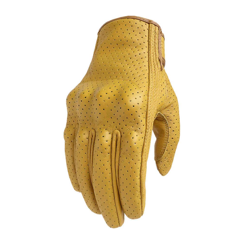 Leather Motorcycle Gloves Touch Screen 