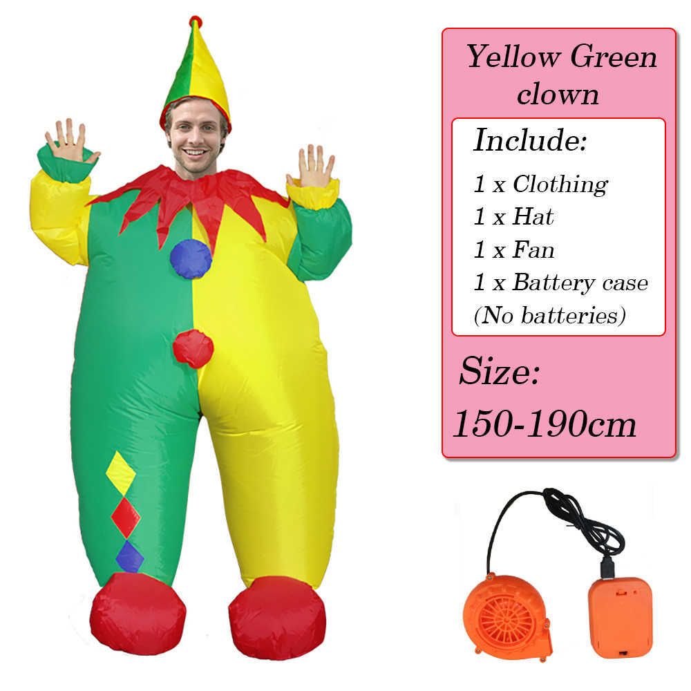 Clown jaune-vert