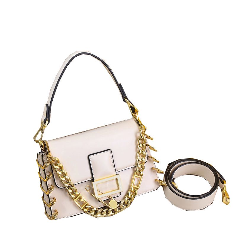 Compra Italia Womens Designer Bolsas De Piel De Becerro Pin De Cuero  Genuino Alrededor De La Manija Superior Totes Magnético HASP Detcheable  Crossbody Baguette Bolsos De Lujo 26 * 5 * 15