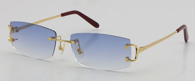 012 Gold Blue Lens