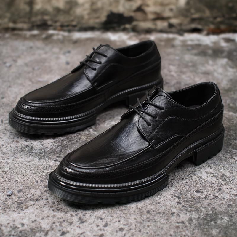 men's platform formal shoes
