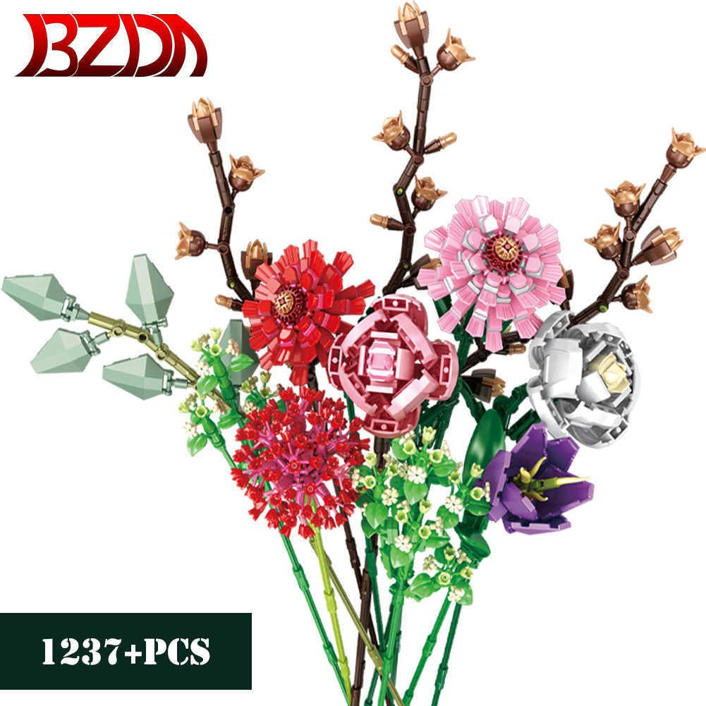 Fleurs 1237 PCS-No Box Flowers Bouqu