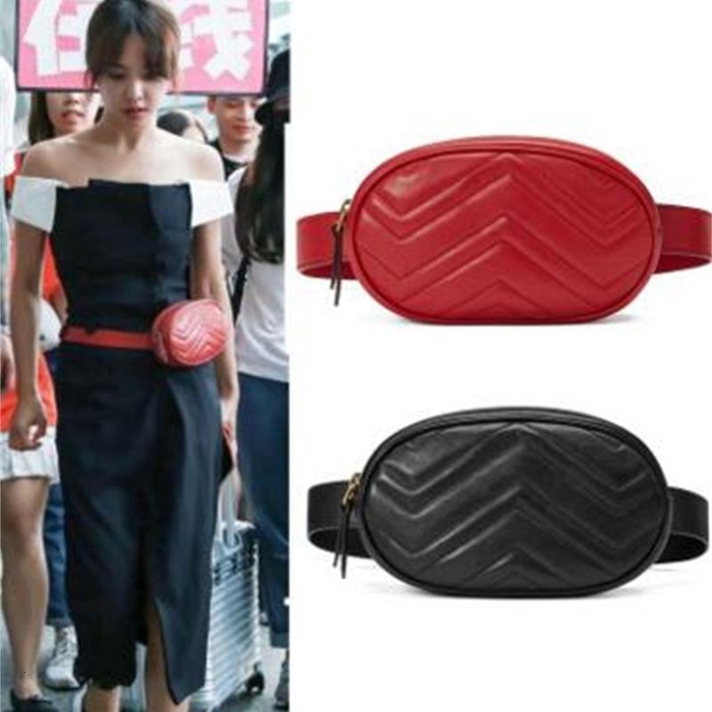 Leather Waist Bags Women 