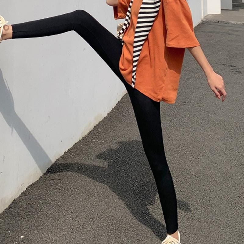 Womens Leggings Women Black Thin 
