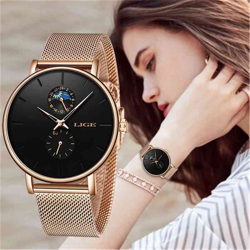 Acquistare Le Donne Lige Orologi Di Lusso Orologio Marca Orologio Casual Da  Polso Impermeabile Al Quarzo Orologi Da Polso Impermeabili Le Donne Orologi  Femminili Relogio Feminino 210517 Economico | Consegna Veloce E