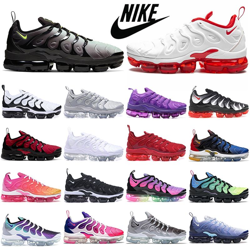 Compre Max Vapor TN Plus Zapatillas Para Correr Hombres Mujeres Cherry Cool  Gray Negro Blanco Blanco Pastel Blanqueado Aqua Crimson TNS Para Hombre  Para Mujer Empleadores Deportes Zapatillas De Deporte A 23,4