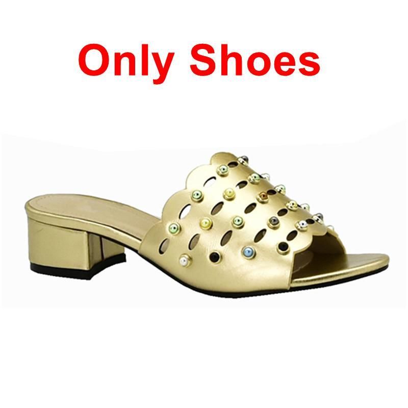 Gold Only Shoes