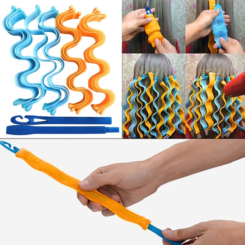 18 pcs/set Portable Magic Hair Curler Styling Accessories Non-Damaging Beauty Tool DIY Hair Rollers 18 pcs/set Portable Magic Hair Curler Styling Accessories Non-Damaging Beauty Tool DIY Hair Rollers