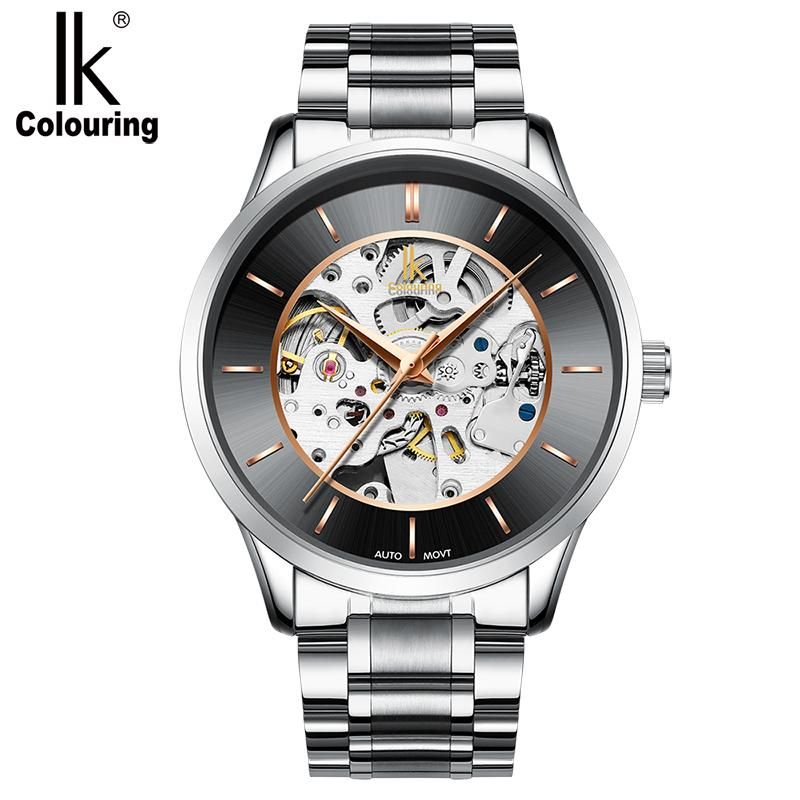 Acquistare Orologi Da Colorare Orologio Automatico Da Uomo, Business  Analogico In Acciaio Inox Meccanico Mens Orologio Da Polso Economico |  Consegna Veloce E Qualità | DHgate Italy