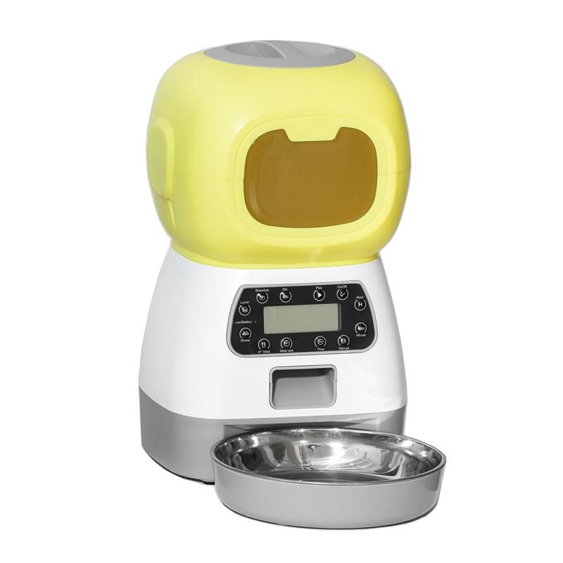 Yellow Pet Feeder L 3.5L