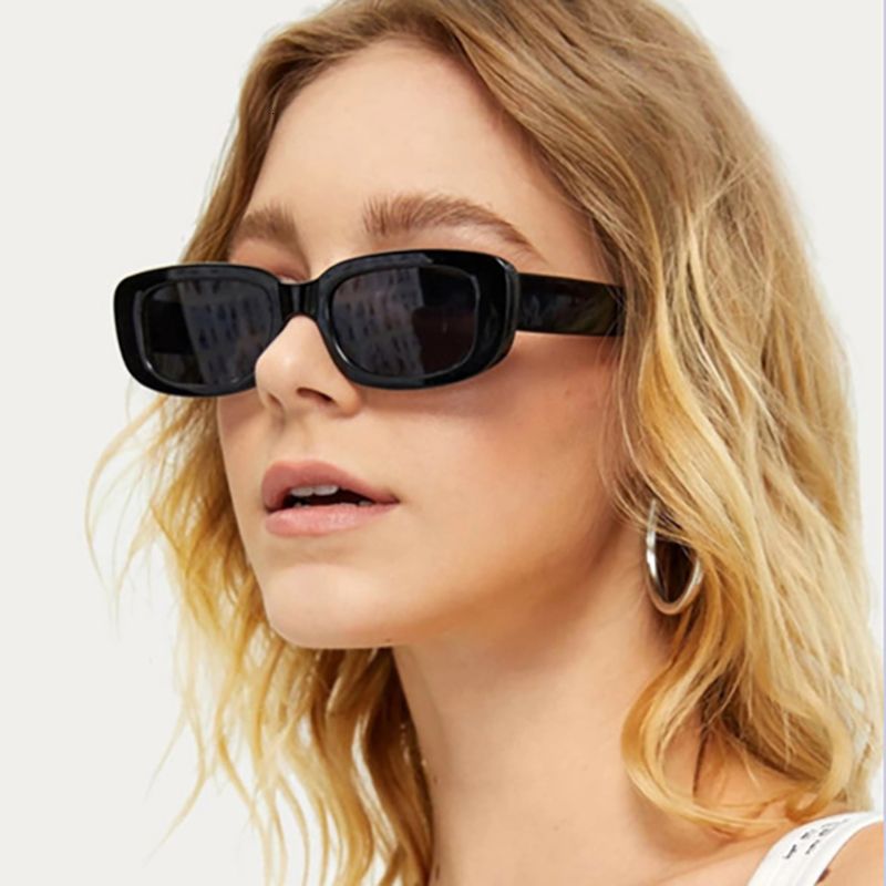 Gafas de sol rectangulares femeninas pequeñas gafas demujer 