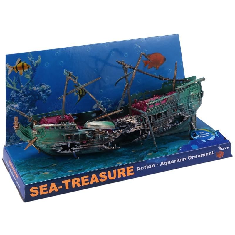 shipwreck aquarium decorations