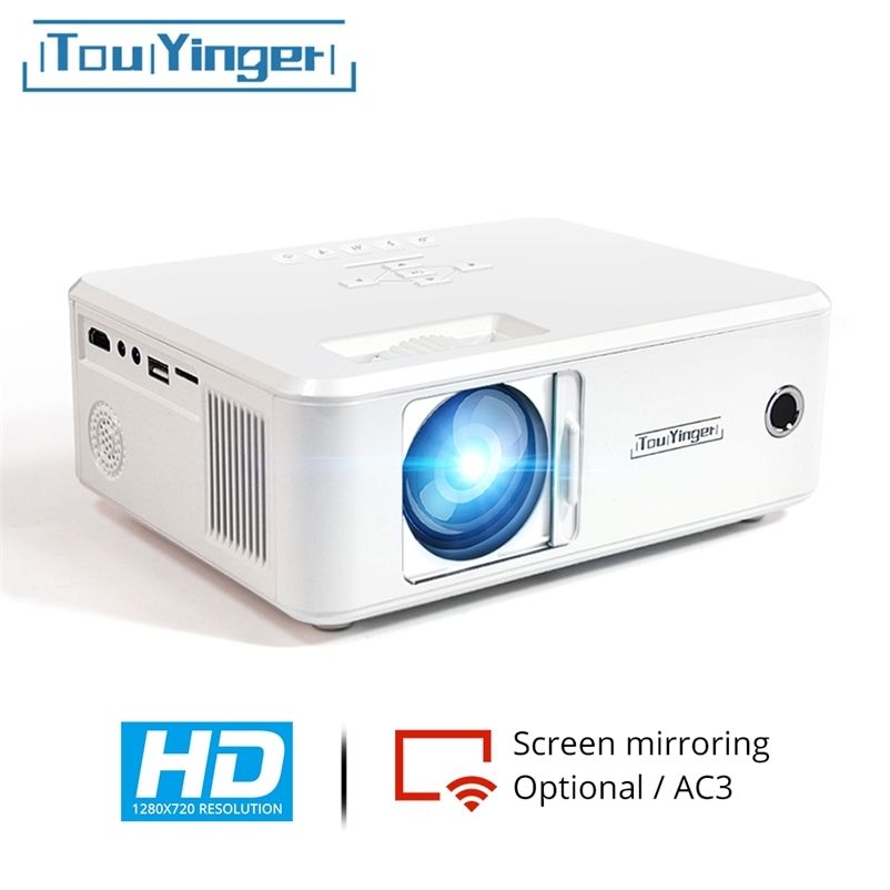 TOUYINGER X20 MINI PROYECTOR LED Beamer 1280 * 720 HD Supporting Support Full HD Video